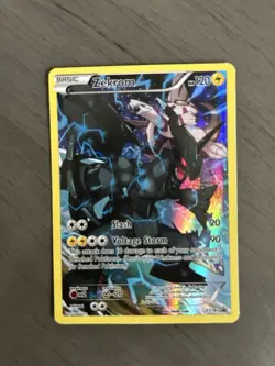 Pokemon TCG Zekrom 2015 XY Black Star Promo Full Art Holo Card #XY76 - Image 1