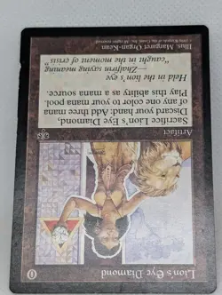 Lion's Eye Diamond Mirage MTG Magic: The Gathering rare Reserved List vintage MP - Image 4