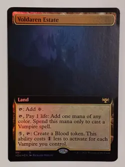 MTG FOIL Voldaren Estate Extended Art Crimson Vow - Image 1