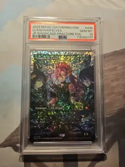 PSA 10 ~ 2024 MTG FDN #439 LLANOWAR ELVES JP SHOWCASE - FRACTURE FOIL - Image 1