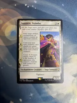 Summon: Yojimbo - Commander Final Fantasy - MAGIC - MTG - Near Mint FIN FIC - Image 1
