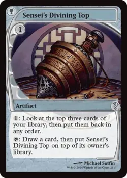 MTG English Sensei's Divining Top (Future Sight) NM Normal Mystery Booster 2 - Image 1