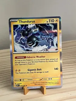 Thundurus 070/197 - Scarlet Violet - Obsidian Flames - Pokemon - Holo Rare - NM - Image 1