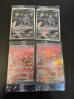 2023 Pokemon 151 Mew And Mewto UPC Promos Sealed Lot! - Image 1