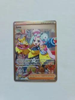 Pokemon TCG Iono 269/193 Paldea Evolved Full Art Holo Rare - Image 1