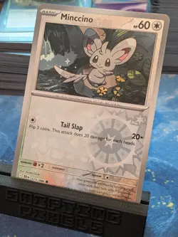 Minccino 075/086 Reverse Holo - Pokemon TCG Black Bolt - Image 1