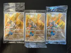 Pokemon Paldean Fates Mimikyu Pokemon Center Stamped Promo Lot Of 3! - Image 1