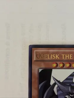 Yugioh Obelisk The Tormentor JMPS-EN004 Ultra Rare Limited Edition NM - Image 2