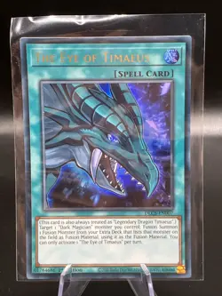 DLCS-EN007 The Eye of Timaeus Ultra Rare 1st Edition YuGiOh Card - Image 1