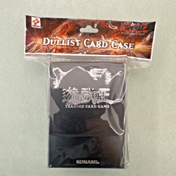 VINTAGE 1996 YUGIOH KONAMI 96KT DUELIST BLACK CARD CASE DECK BOX SEALED NEW!! - Image 1