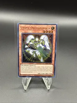RA04-EN028 UTOPIC ONOMATOPOEIA ULTRA RARE 1ST EDITION YuGiOh CARD - Image 1