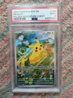 Pokemon PSA 9 Card Bundle & Vintage Cards - Pikachu Binder Included - Image 5