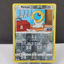 Meltan 042/078 Pokemon TCG GO Common Card Basic HP 70 NM - Image 1