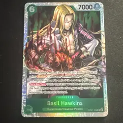 Basil Hawkins OP07-029 SR 500 Years In The Future One Piece Card TCG English NM - Image 1