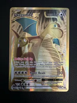 Pokemon TCG Dragonite-EX Evolutions Full Art Holo Card 106/108 Ultra Rare - Image 1