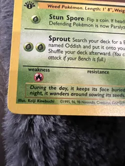 Oddish 58/64 1st Edition NM Near Mint Jungle WOTC Pokemon Card Ships Fast - Image 2
