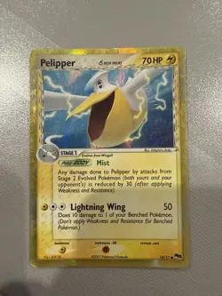 Pokemon Pelipper 14/17 Delta Species Holo POP Series 5 TCG Card - Image 2