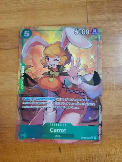 OP08-023 Carrot Two Legends One Piece Card Super Rare Foil CCG - Image 1