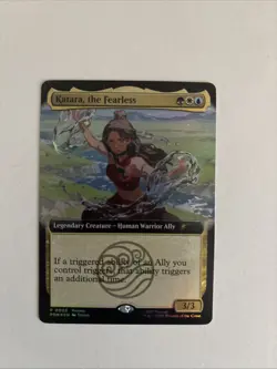 SDCC Magic The Gathering Avatar Katara The Fearless Promo Card - Image 1