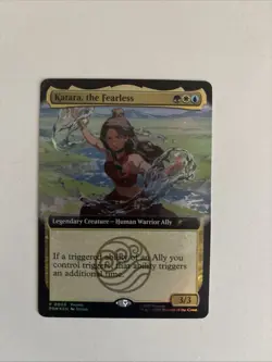SDCC Magic The Gathering Avatar Katara The Fearless Promo Card - Image 1