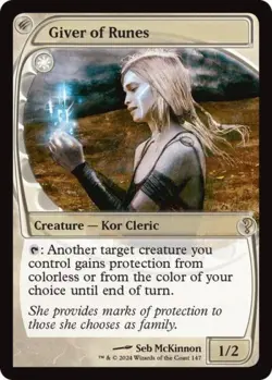 MTG English Giver of Runes (Future Sight) NM Foil Mystery Booster 2 - Image 1