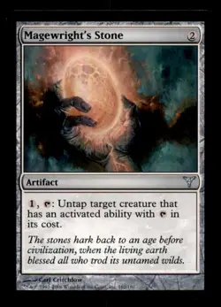 MTG Magewright's Stone LP Light Play Dissension [63] - Image 1