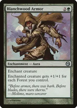 Blanchwood Armor Duels of the Planeswalkers LP MTG - Image 1