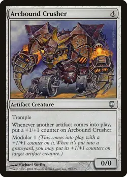 Arcbound Crusher NM/M Darksteel Artifact Creature Mtg Magic English Regular - Image 1