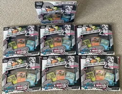 7x Pokemon TCG SV: Black Bolt & White Flare Poster Collection Read Description! - Image 1