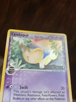 Pokemon TCG Cyndaquil 45/101 EX Dragon Frontiers Reverse Holo Stamped LP - Image 5