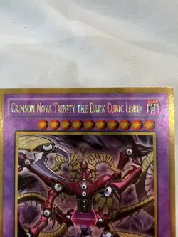 YUGIOH! CRIMSON NOVA TRINITY THE DARK CUBIC LORD GOLD RARE-1ST EDITION-MVP1-EN - Image 2