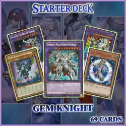 GEM - KNIGHT DECK 69 | Master Diamond Lady Fusion Ruby Crystal Brilliant YuGiOh - Image 1