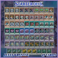 GEM - KNIGHT DECK 69 | Master Diamond Lady Fusion Ruby Crystal Brilliant YuGiOh - Image 2