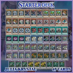 GEM - KNIGHT DECK 69 | Master Diamond Lady Fusion Ruby Crystal Brilliant YuGiOh - Image 2