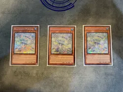 Yugioh Mulcharmy Purulia Playset (3 Cards) Original Print Secret Rare - Image 1