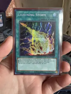 *** LIGHTNING STORM *** PRISMATIC SECRET RARE 1ST EDITION MP22-EN253 YUGIOH! - Image 1