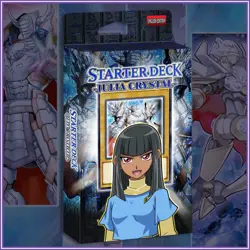 JULIA KRYSTAL GEM - KNIGHT DECK 69 | Master Diamond Lady Fusion Ruby YuGiOh - Image 2