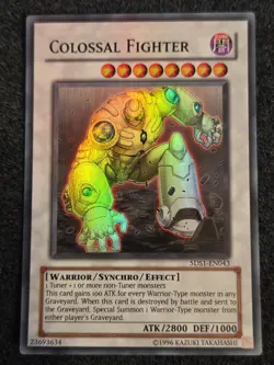 Colossal Fighter 5DS1-EN043 YuGiOh Common 5D's 2008 Starter Deck Card NM - Image 1