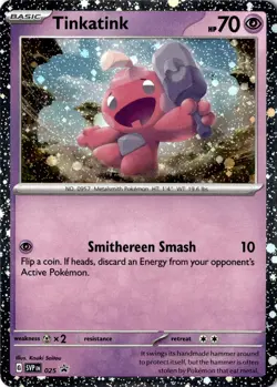 Tinkatink - (Cosmo Holofoil) Holofoil 025 Promo SV: Scarlet & Violet Promo Card - Image 1