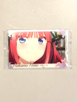Nino Nakano - C 07 - The Quintessential Quintuplets - Wafer / Itajaga Card - Image 1
