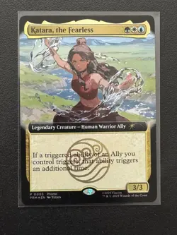 Magic The Gathering X Avatar Katara The Fearless Promo Card SDCC 2025 Ships Fast - Image 1