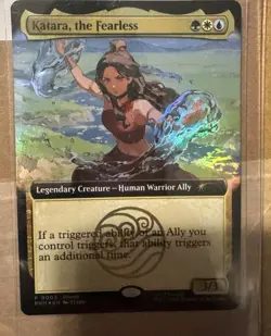 Magic The Gathering X Avatar Katara The Fearless Promo Card SDCC 2025 Ships Fast - Image 1