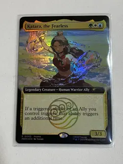 Magic The Gathering X Avatar Katara The Fearless Promo Card SDCC 2025 Ships Fast - Image 1