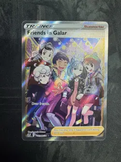 Pokemon English TCG Card Silver Tempest Trainer Gallery Friends in Galar TG23 - Image 1