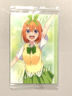 Yotsuba Nakano - C 04 - The Quintessential Quintuplets - Wafer / Itajaga Card - Image 1