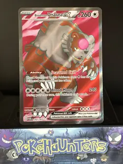 Pokemon Card Bloodmoon Ursaluna EX 202/167 Twilight Masquerade Holo Rare NM - Image 1
