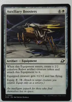 Auxiliary Boosters *Common* Magic MtG x1 Edge of Eternities - Image 1