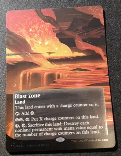 Blast Zone - Galaxy Foil - Borderless - EOS - MTG - EN - NM - 0137 - Image 1