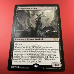 Sedgemoor Witch x1 Strixhaven: School of Mages Magic the Gathering MTG NM - Image 1