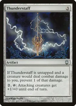 Thunderstaff NM/M Darksteel Artifact Magic MTG English Regular Uncommon - Image 1